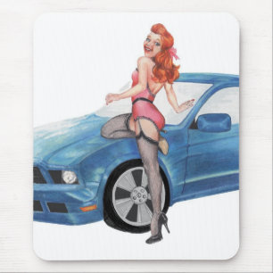 Miltons Pin-up-Girl Mousepad