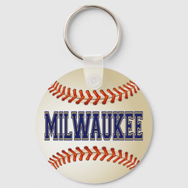 MILWAUKEE BASEBALL SCHLÜSSELANHÄNGER (Vorderseite)