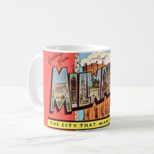Milwaukee Bier Postkarte Kaffeetasse
