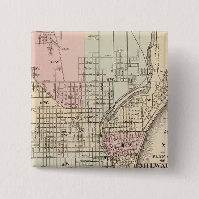 Milwaukee Button (Vorderseite)