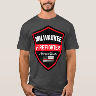 Milwaukee Feuer retten Feuerwehrmann Erster T-Shirt