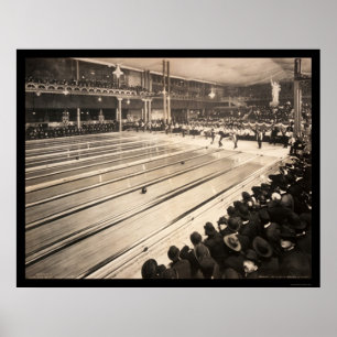 Milwaukee, Foto 1905 WI-Bowlings-I Poster