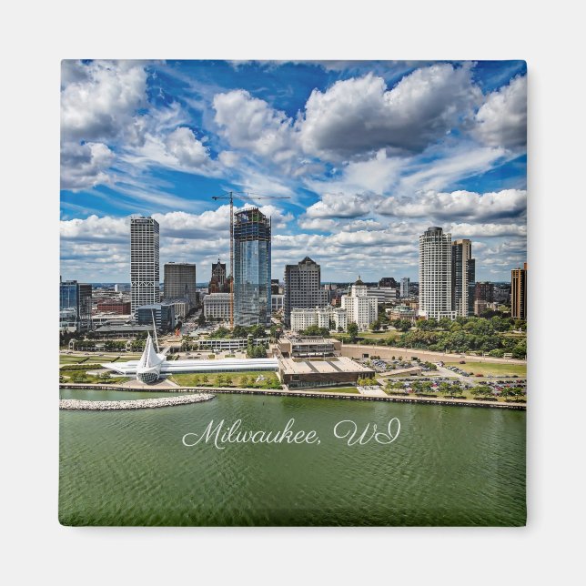 Milwaukee, Foto von Wisconsin City, Magnet (Vorne)
