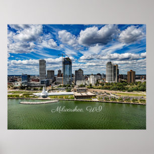 Milwaukee, Foto von Wisconsin City, Poster