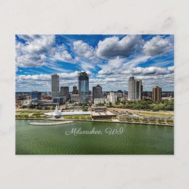 Milwaukee, Foto von Wisconsin City, Postkarte (Vorderseite)