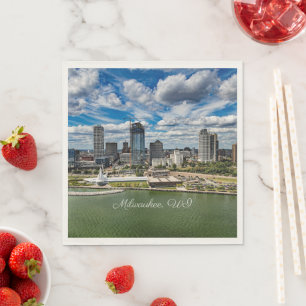 Milwaukee, Foto von Wisconsin City, Serviette