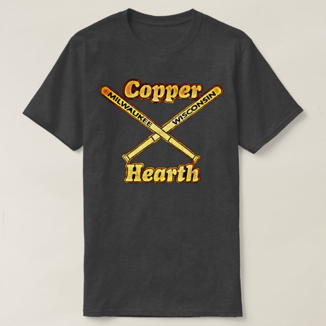 Milwaukee Kupfer Hearth Slow Pitch Softball T-Shirt (Design vorne)