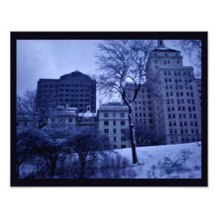 Milwaukee Lakefront Gebäude Fotodruck