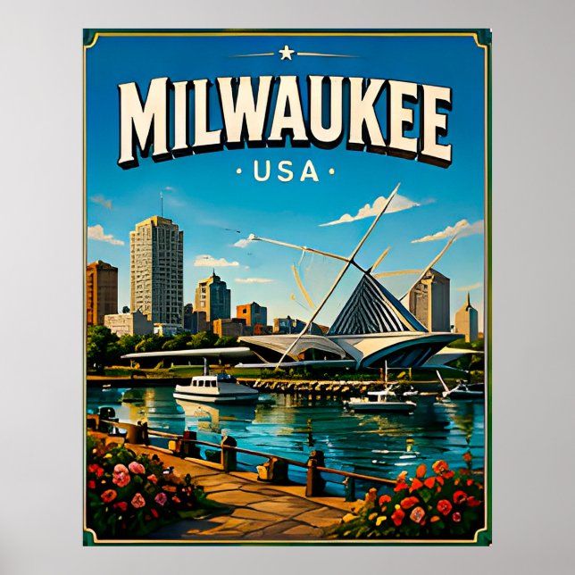 Milwaukee Museum Lakefront Poster (Vorne)