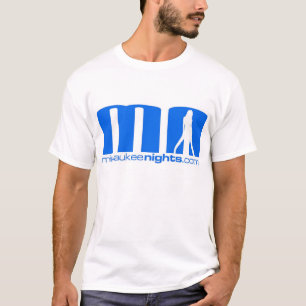 Milwaukee-Nächte blau T-Shirt