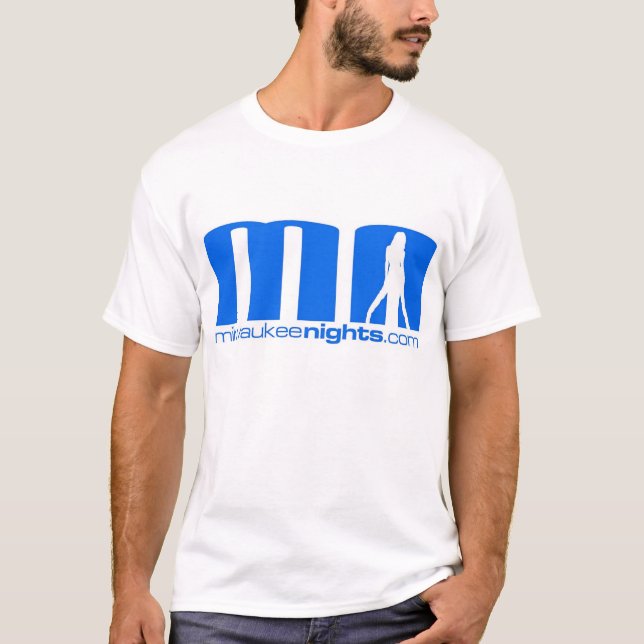 Milwaukee-Nächte blau T-Shirt (Vorderseite)
