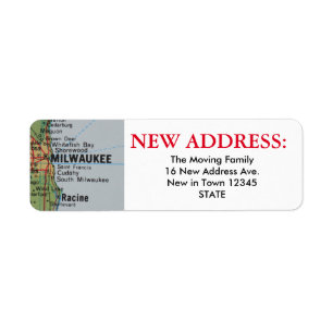 Milwaukee neues Adressetikett