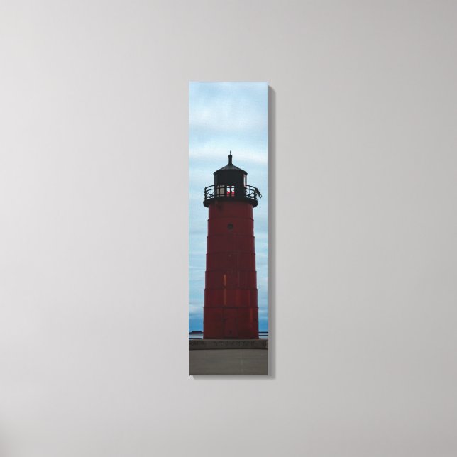 Milwaukee Pierhead Lighthouse Voir la toile vertic (Recto)