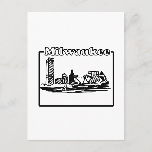 Milwaukee Postkarte (Vorderseite)