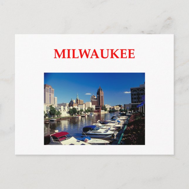 Milwaukee Postkarte (Vorderseite)