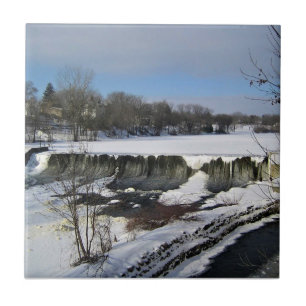 Milwaukee River, West Bend, Wisconsin Fliese