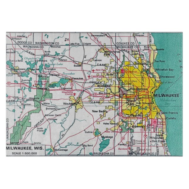 Milwaukee Schneidebrett (Vorderseite)