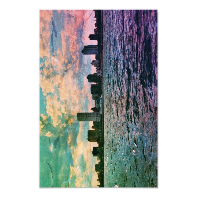 Milwaukee Skyline Fotodruck (Vorne)