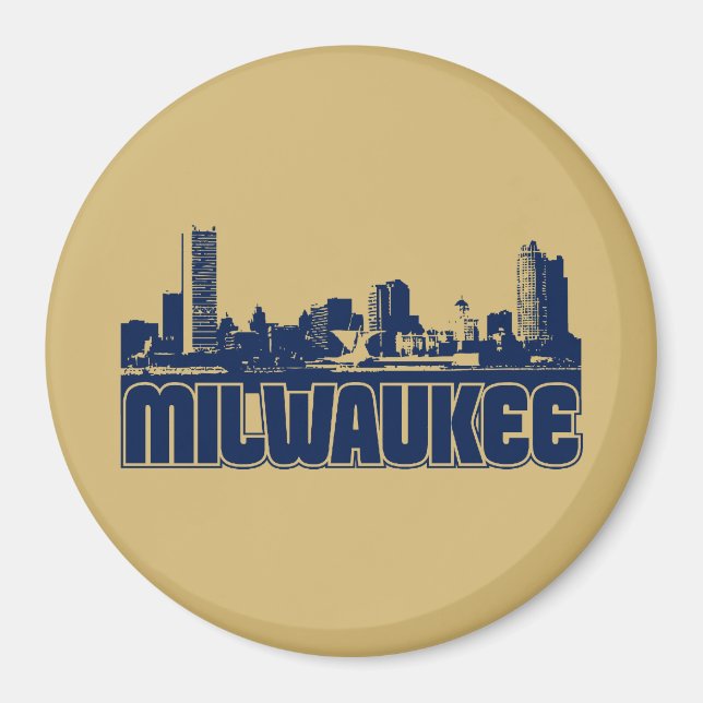 Milwaukee Skyline Magnet (Vorne)