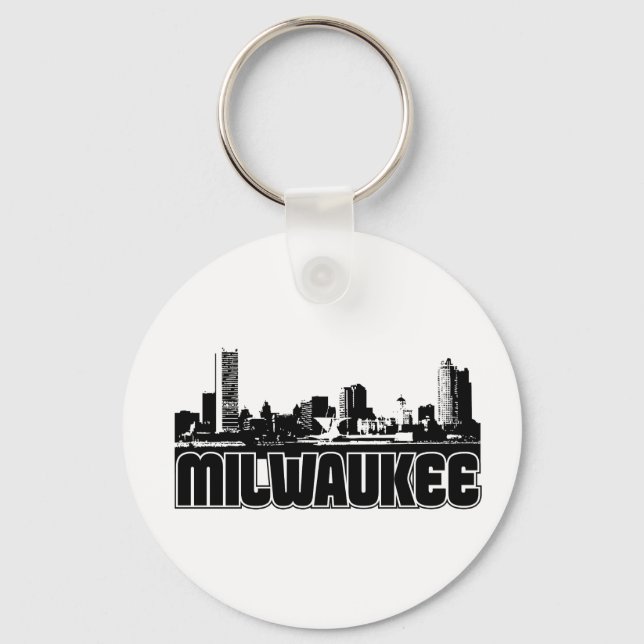 Milwaukee Skyline Schlüsselanhänger (Vorderseite)