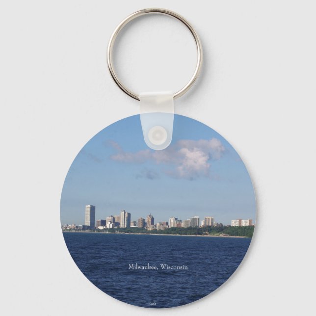 Milwaukee Skyline Schlüsselkette Schlüsselanhänger (Vorderseite)
