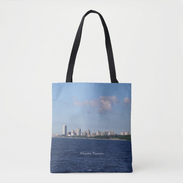 Milwaukee Skyline sur tout le sac fourre-tout (Devant)