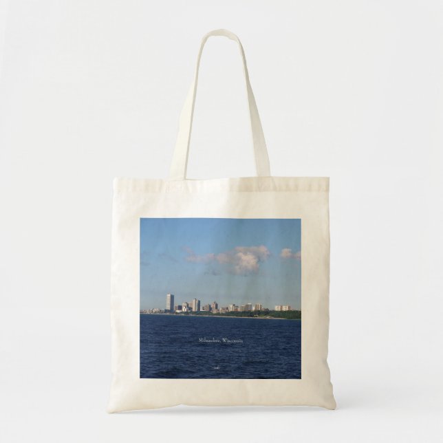 Milwaukee Skyline Totbag Tragetasche (Vorne)
