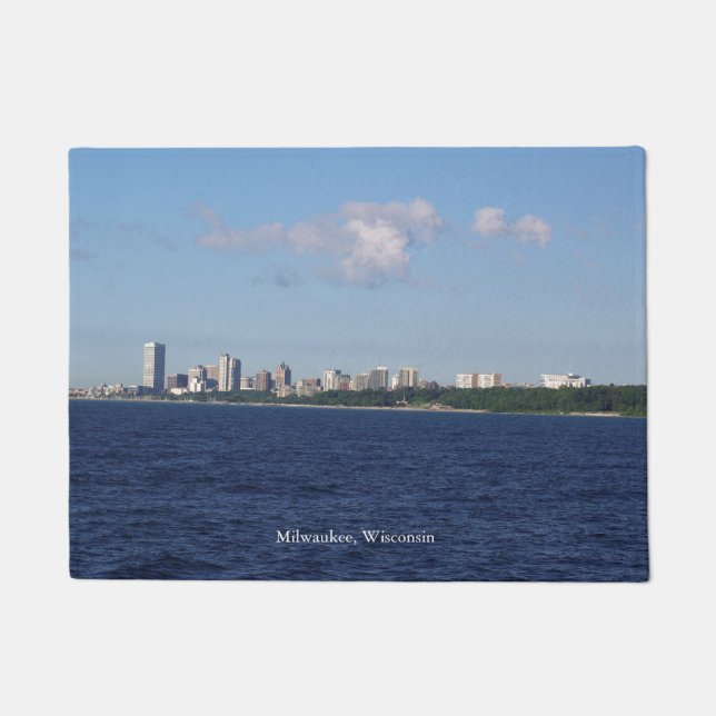 Milwaukee Skyline Türmatte (Vorderseite)