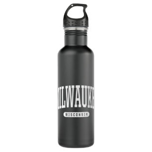 Milwaukee Uni University Style WI USA Edelstahlflasche