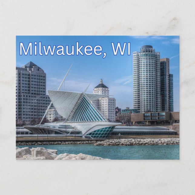 Milwaukee WI Postcard Postkarte (Vorderseite)