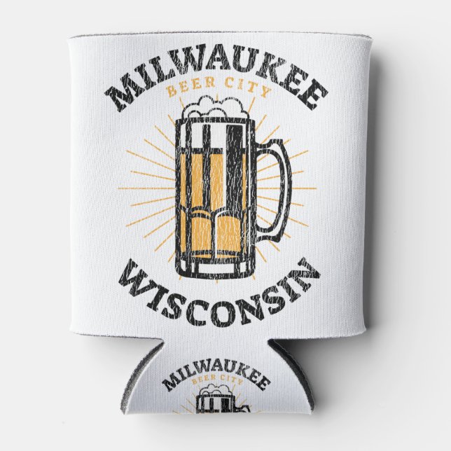 Milwaukee Wisconsin Beer City Dosenkühler (Vorderseite)