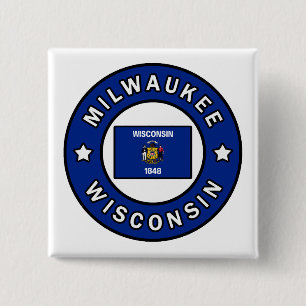Milwaukee Wisconsin Button