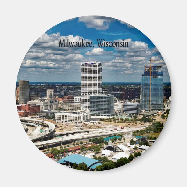 Milwaukee, Wisconsin City Magnet (Vorne)