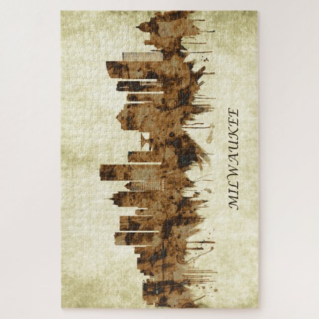 Milwaukee Wisconsin Cityscape (Vertikal)