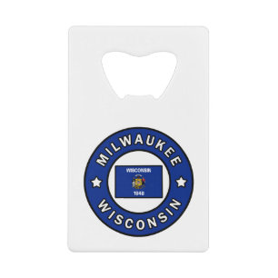 Milwaukee Wisconsin Geldbeutel Flaschenöffner