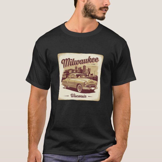 Milwaukee Wisconsin Gift T-Shirt (Vorderseite)
