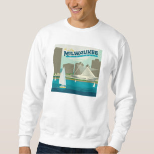 Milwaukee Wisconsin Harbour   Stadt Brew Sweatshirt