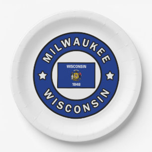 Milwaukee Wisconsin Pappteller