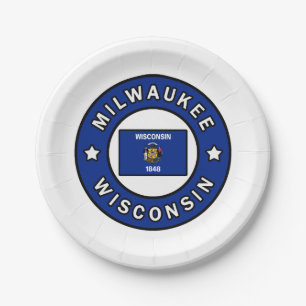 Milwaukee Wisconsin Pappteller