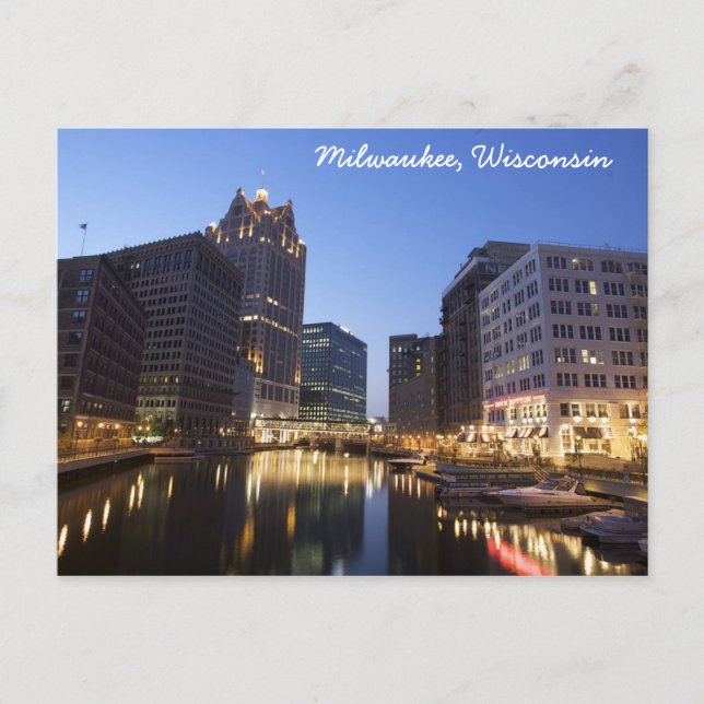 Milwaukee, Wisconsin Postcard Postkarte (Vorderseite)