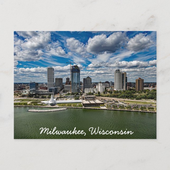 Milwaukee, Wisconsin Postcard Postkarte (Vorderseite)