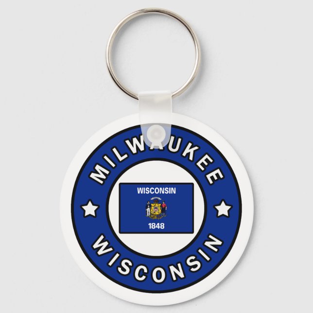 Milwaukee Wisconsin Schlüsselanhänger (Vorderseite)