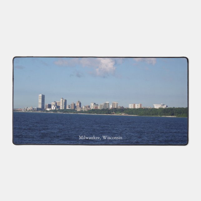 Milwaukee, Wisconsin-Schreibtischmatte Schreibtischunterlage (Vorderseite)