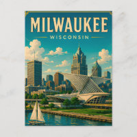 ⛵ Milwaukee Wisconsin Seefront Skyline