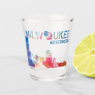 Milwaukee, Wisconsin-Shotglas Schnapsglas