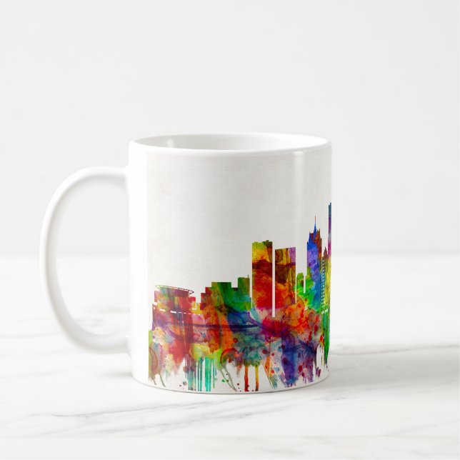 Milwaukee Wisconsin skyline Kaffeetasse (Links)