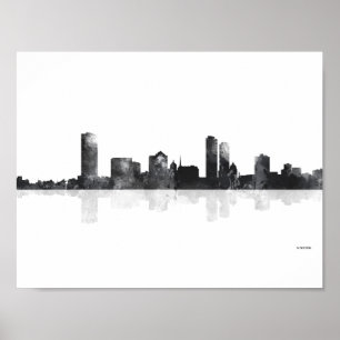 MILWAUKEE, WISCONSON SKYLINE POSTER