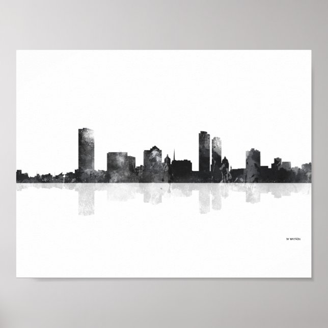 MILWAUKEE, WISCONSON SKYLINE POSTER (Vorne)