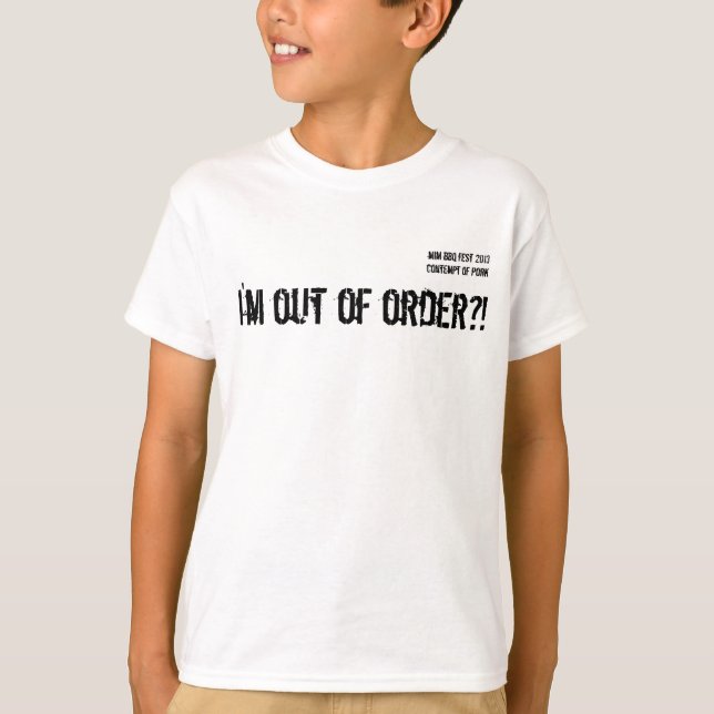 MIM GRILLEN Fest 2013 - Verachtung des T-Shirts (Vorderseite)