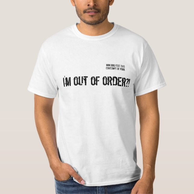 MIM GRILLEN Fest 2013 - Verachtung des T-Shirts (Vorderseite)